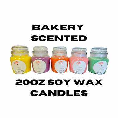 Handmade Bakery Scented  20oz Candles