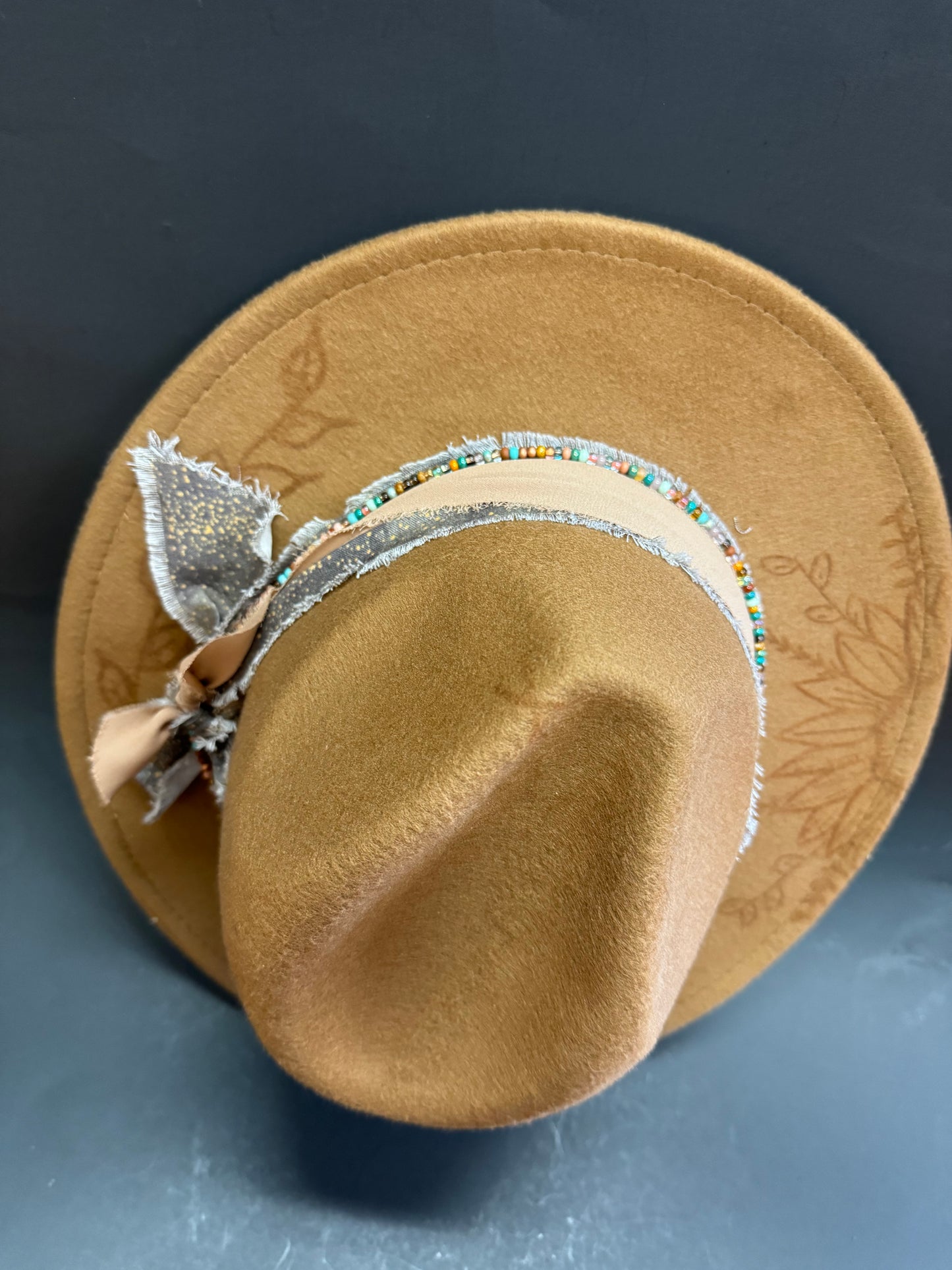 Handmade Boho Fedora Hat