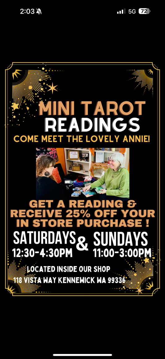 Classes & reading services With Annie! (Mini single readings)