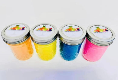 8oz fruity scent soy wax candles
