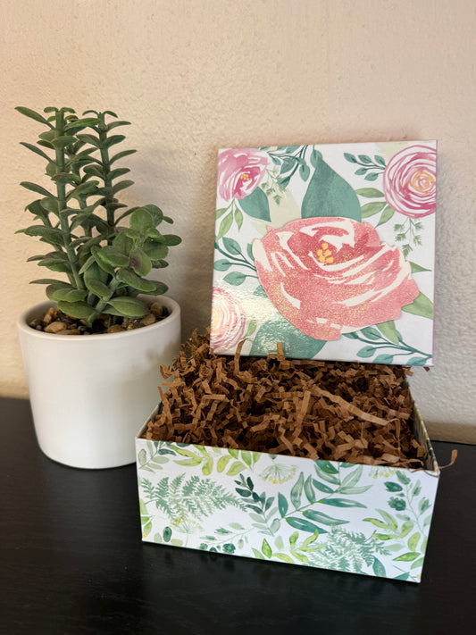 Floral gift box