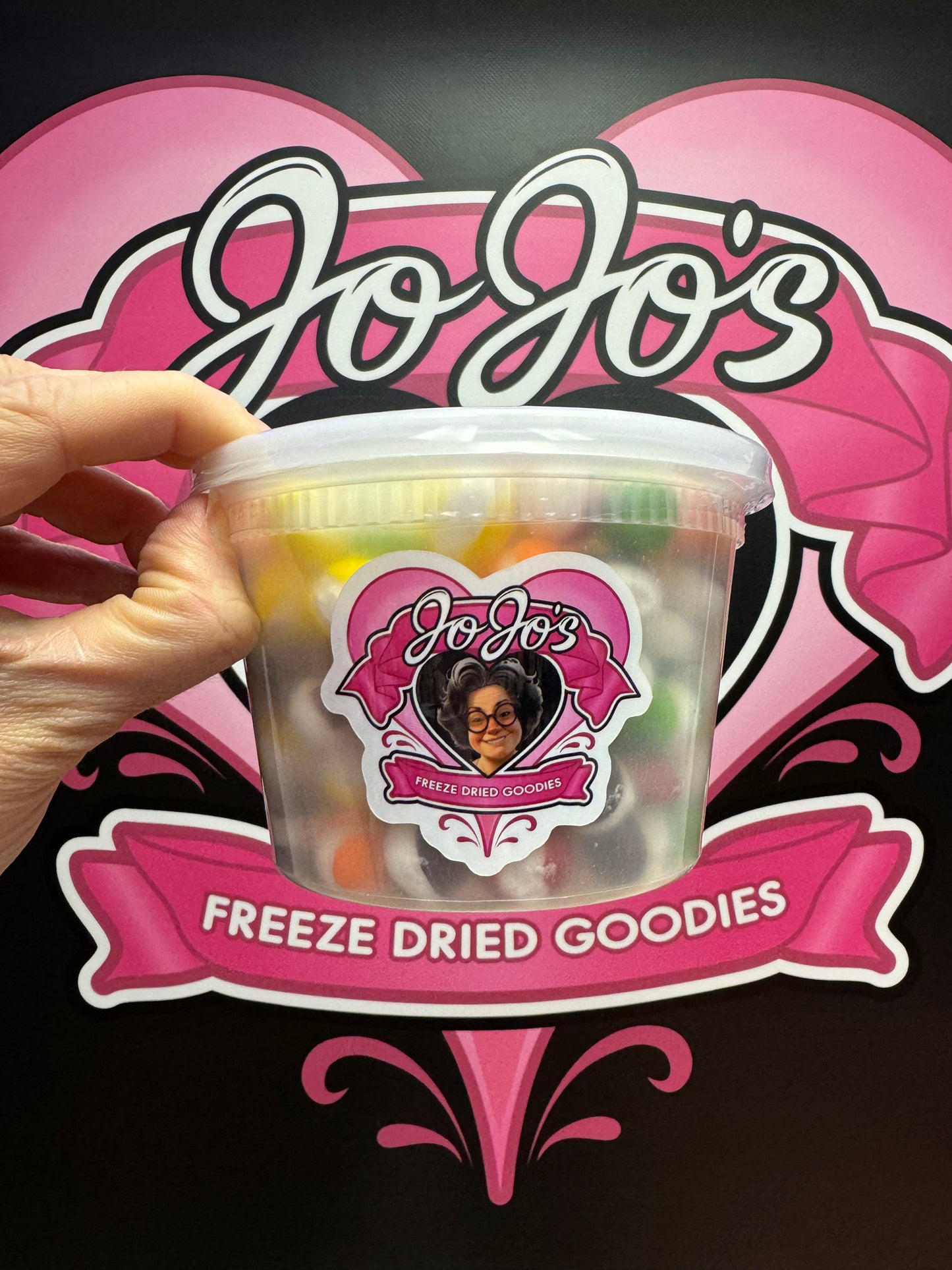 Freeze Dried Candy Rainbow Puffs By JoJo’s Freeze Dried Goodies