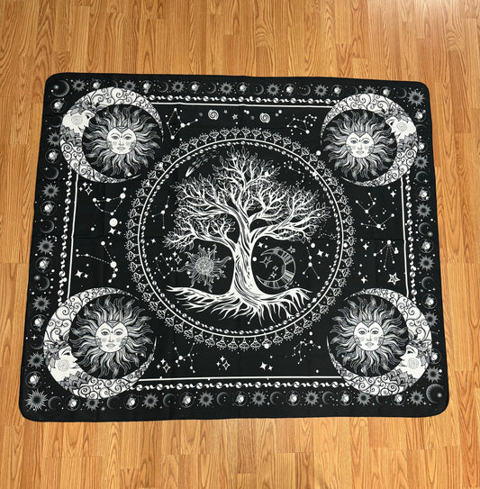 Moon Sun & Tree Tapestry