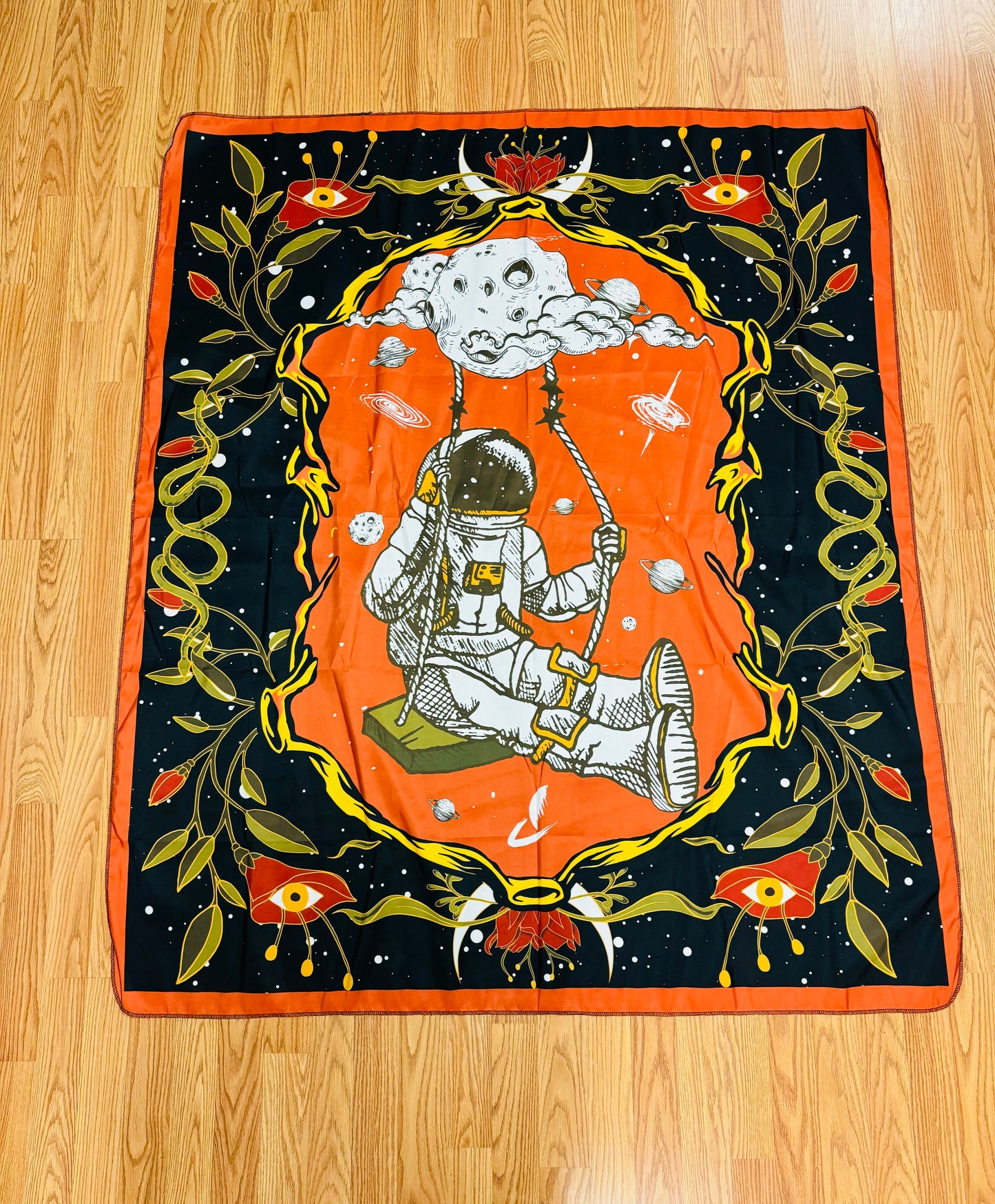 Swinging Astronaut Tapestry