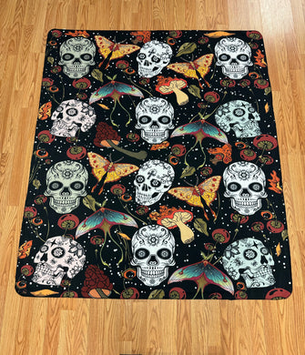 Fall Moth’s & Skull faces Tapestry