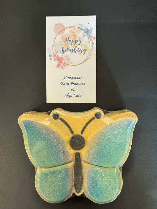 Handmade Butterfly Bath Bomb by Happy Splashing