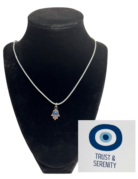 Dark Blue-Trust & Serenity Eye Necklace