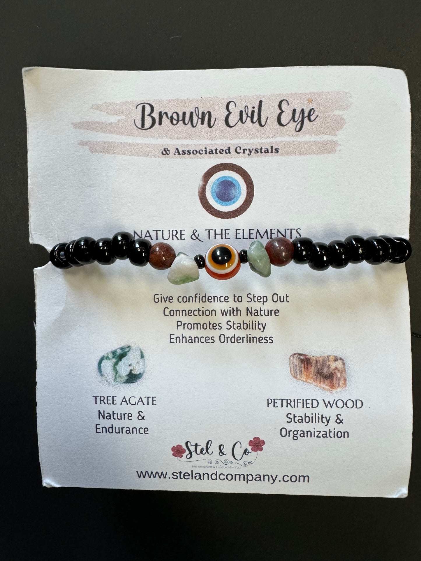 Brown Evil eye Bracelet