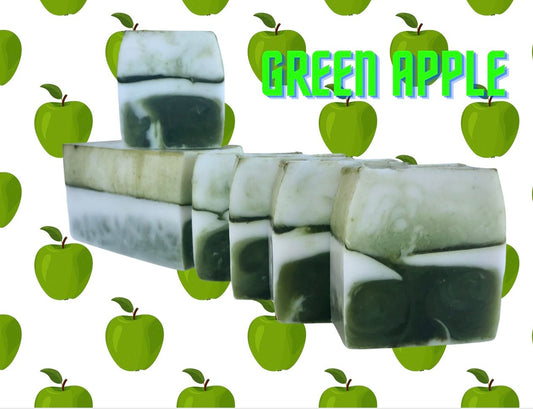 Handmade Green Apple Scented Soap