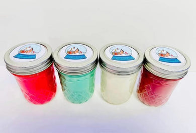 8oz Winter Scented handmade soy wax Candles