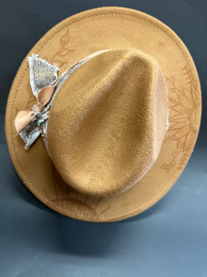 Handmade Boho Fedora Hat