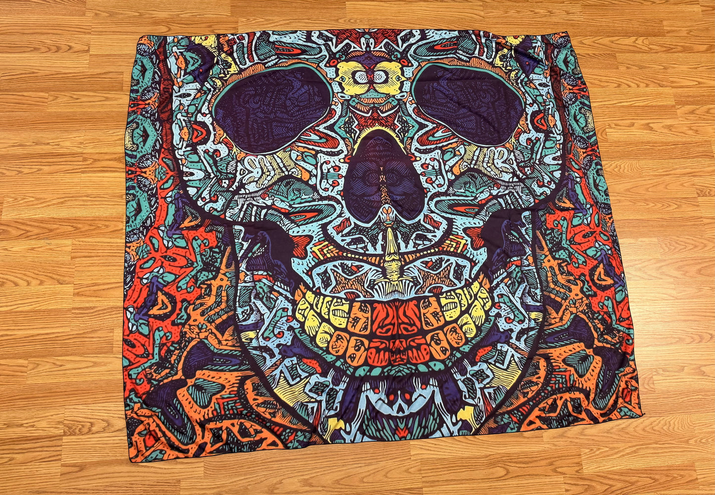 Retro Skull Face Tapestry