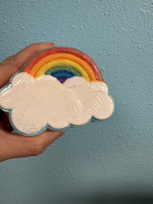 Handmade Rainbow cloud Bath Bomb by Happy Splashing