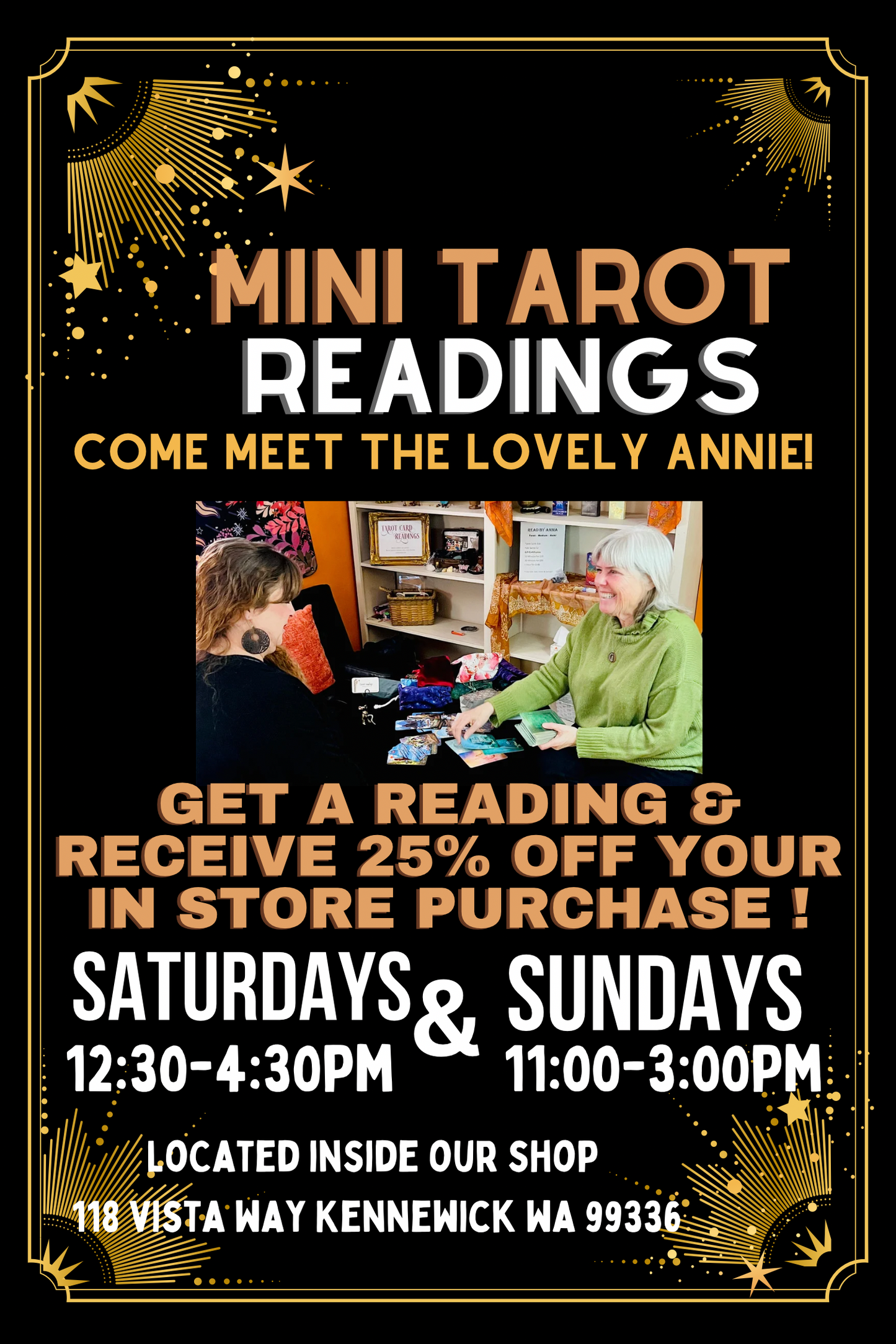 Classes & Reading services With Annie!
