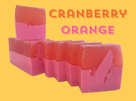 Handmade Cranberry Orange Scented Soap