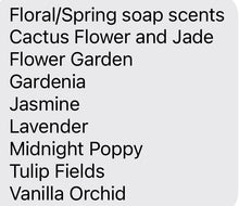 Load image into Gallery viewer, Handmade Floral Scented Soap