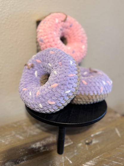 Handmade Crochet Donut Plushie