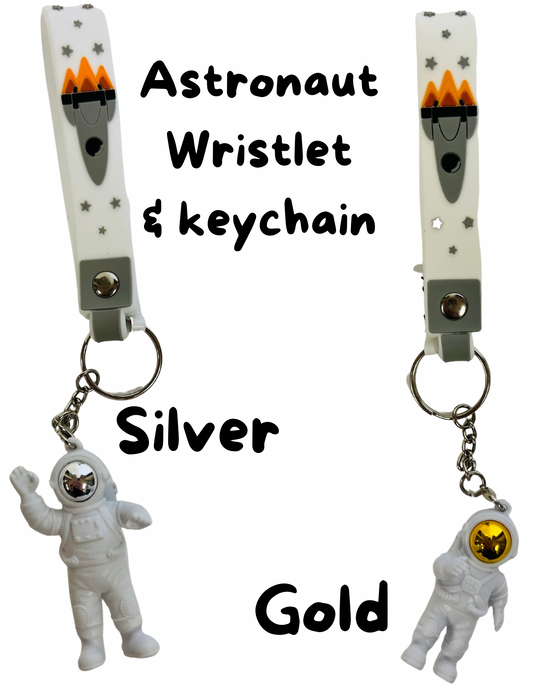 Space/Astronaut Wristlet & Keychain
