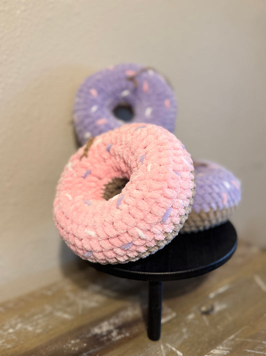 Handmade Crochet Donut Plushie