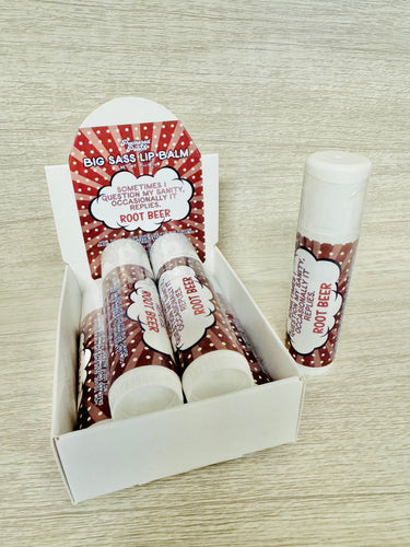 Handmade Root Beer Chapstick Size Jumbo