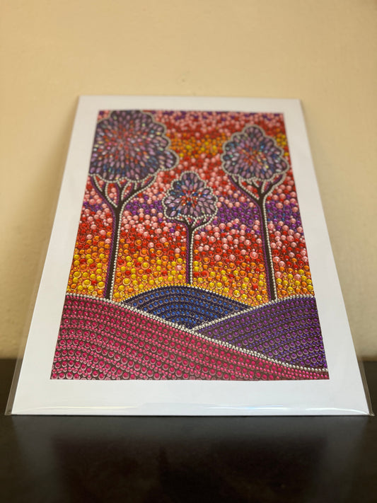Colorful Trees Diamond Art