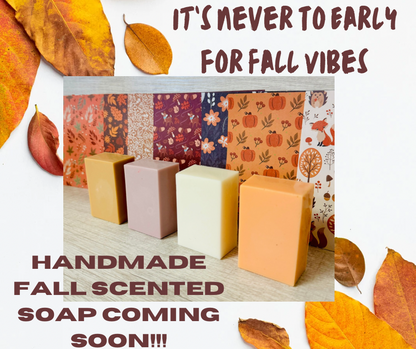 Fall handcrafted Scented Soap