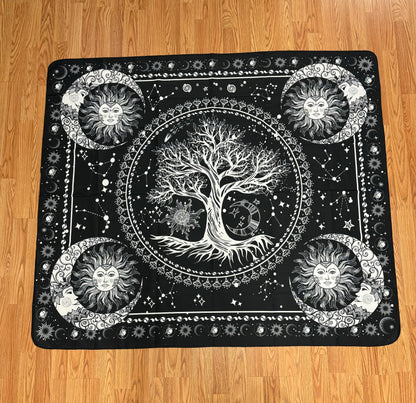 Moon Sun & Tree Tapestry