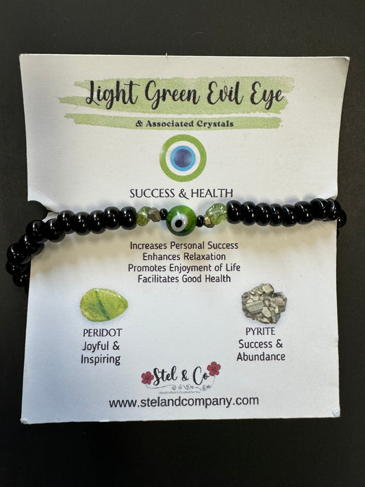 Light green Evil Eye Bracelet