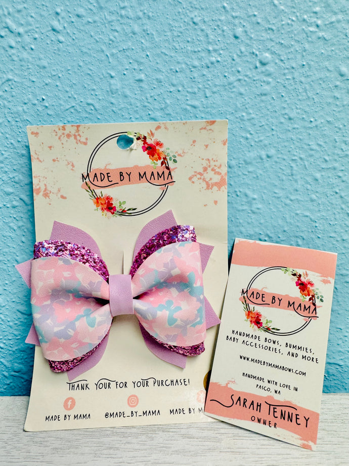 Childrens handmade Butterfly Themed Hair Bow