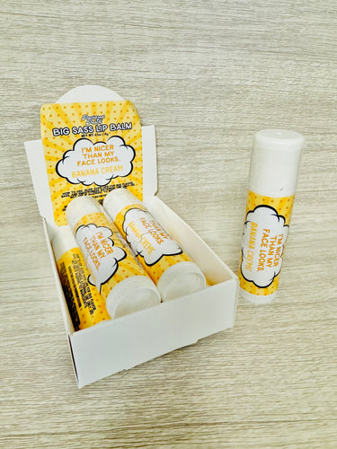 Handmade Banana Cream Chapstick size Jumbo