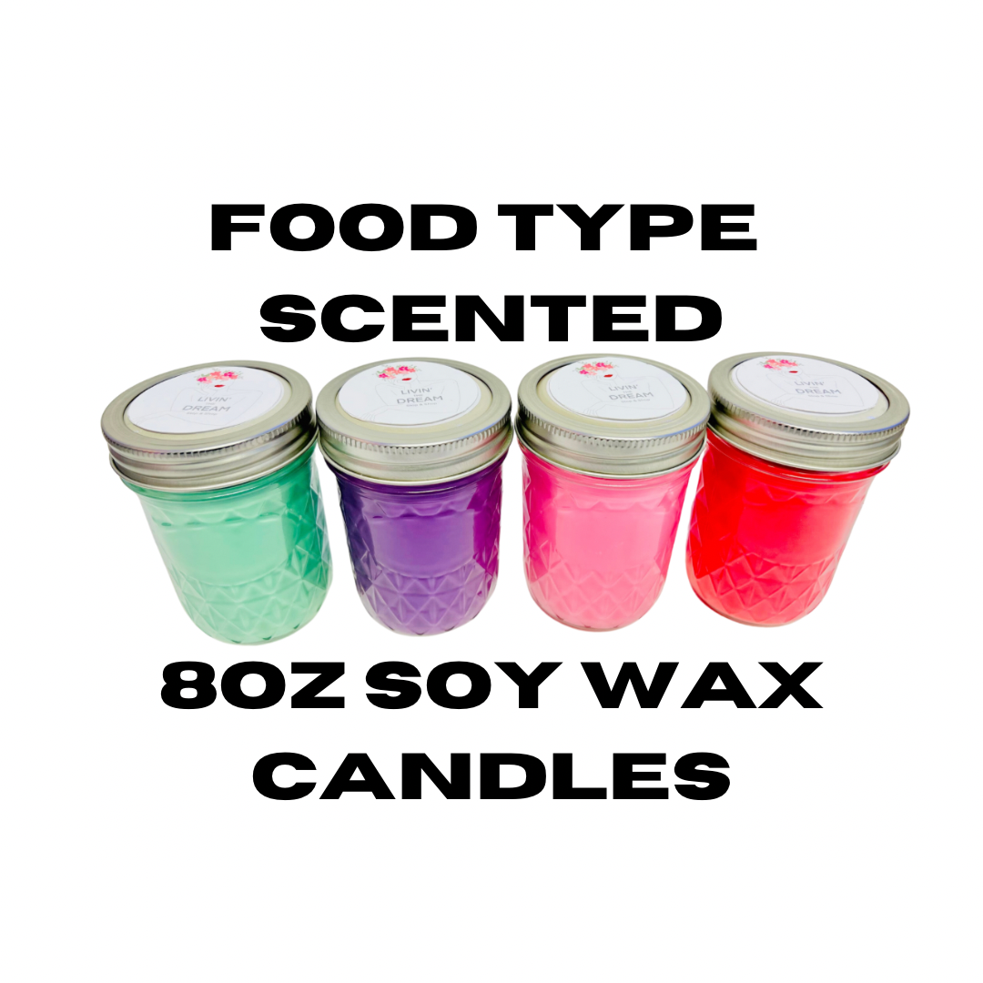 Food type 8oz Candles