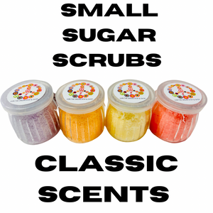 Small-sugar scrubs handmade by miss Marie!