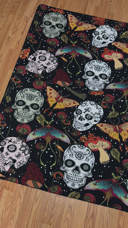 Moth’s & Skull faces Tapestry