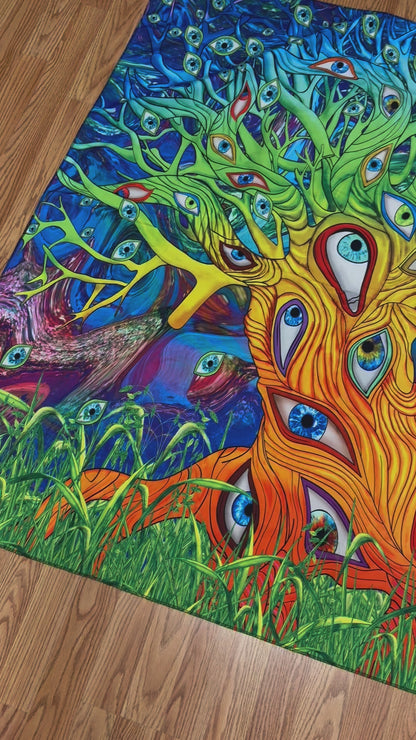Colorful Tree With Eyes