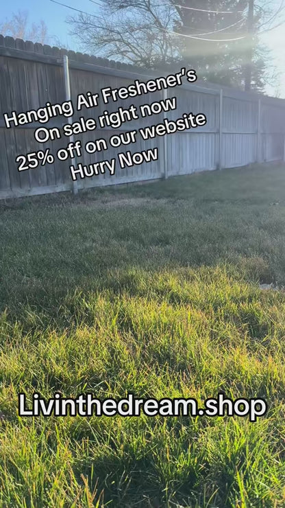 Handmade Fall Fragrances Hanging Air Fresheners