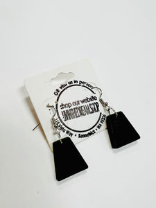 Black Retro Earrings