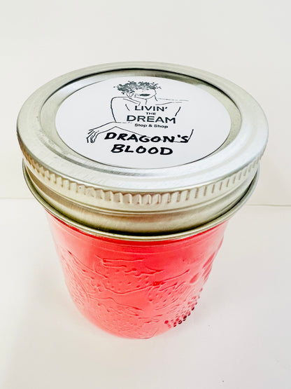 Dragons blood candle